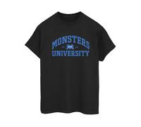 Disney Monsters University Maglietta Ampia Logo Donna (BI50779)