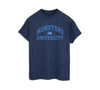 Disney Monsters University Maglietta Ampia Logo Donna (BI50779)
