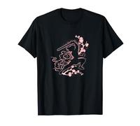 Disney Mulan Floral Glow Silhouette Maglietta