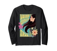 Disney Mulan Loyal Brave True Profile Maglia a Manica