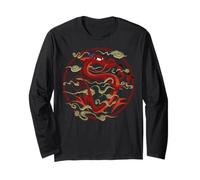 Disney Mulan Mushu Artistic Circle Ritratto Maglia a Manica