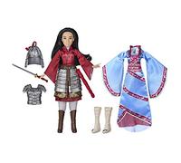 Disney Mulan - Set di due riflessioni, bambola alla moda con 2 abiti e accessori, giocattolo ispirato al film Disney Mulan