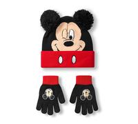 Disney Multicolore Mickey Mouse Set berretto e guanti Ragazzi
