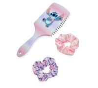 Disney Multicolore Stitch Ombre Set di spazzole per capelli e elastici Donne