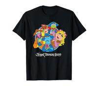 Disney Muppet Treasure Island Movie Group Portrait & Logo Maglietta