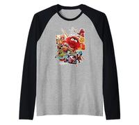 Disney Muppets Animal Dr. Teeth and The Electric Mayhem Maglia con Maniche Raglan