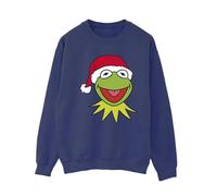 Disney Muppets Felpa Kermit Testa di Natale Donna (BI31317)
