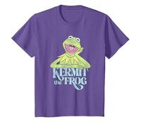 Disney Muppets Kermit The Frog Vintage Maglietta, Bambini, Viola Mélange, 3 anni