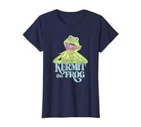 Disney Muppets Kermit The Frog Vintage Maglietta, Donna, Navy, XS
