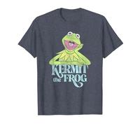 Disney Muppets Kermit The Frog Vintage Maglietta, Uomo, Pervinca, 3XL