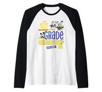 Disney My 1st Grade Crew Stay Cool Back to School Friends Maglia con Maniche Raglan