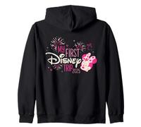 Disney My First Disney Trip 2025 Minnie Family Vacation Felpa con Cappuccio