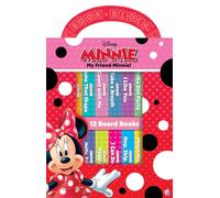 Disney - My Friend Minnie Mouse - My First Library 12 Board Book Block Set - Great for Teaching First Words - PI Kids