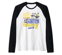 Disney My Kindergarten Crew Stay Cool First Day of School Maglia con Maniche Raglan