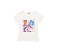 Disney My Little Pony Bambina T Shirt Maniche Corte (Bianco,6 Anni)