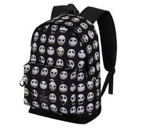 Disney Nightmare Before Christmas Face-Zaino HS FAN 3.0, Nero, 31 x 41 cm, Capacità 22 L