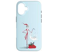 Disney Nightmare Before Christmas Holiday Jack & Zero Custodia per iPhone 16