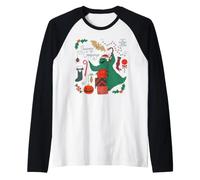 Disney Nightmare Before Christmas Oogie Season's Creepings Maglia con Maniche Raglan