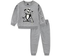 Disney Nightmare Before Christmas - Set felpa e pantaloni per bambini con Jack Skellington, grigio, 3 anni