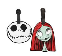 Disney Nightmare Before Christmas VT700762L.PH - Targhette per Bagagli, Colore: Bianco, Nero e Rosso, 2 Pezzi