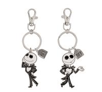 Disney Nightmare Before Natale Jack Skellington Set 2 Portachiavis Peers Hardy