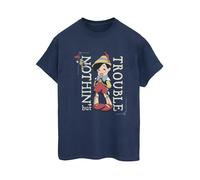 Disney Nothing But Trouble Maglietta Ampia Pinocchio Donna (BI42568)