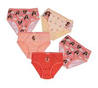 Disney Oceania con Vaiana/Moana, Confezione da 5 Slip per Bambine, 2-3 Anni: 98cm, Multicolore