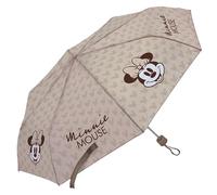 Disney Ombrello Mini per Bambini, 52 cm, 8 Stecche, Compatto e Portatile - Con Custodia (Minnie Mouse)