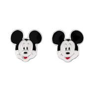 Disney Orecchini a perno in argento Sterling 925 smaltato Topolino per ragazze, Argento sterling