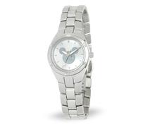 Disney Orologio analogico al quarzo Fortaleza in acciaio inossidabile per adulti, Slv, Mickey Fortaleza Watches 4 - Cassa argentata/bracciale in acciaio inox argentato