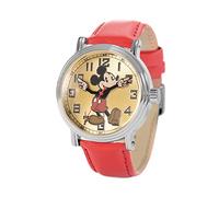 Disney Orologio Analogico al Quarzo Giapponese Unisex Adulti con Cinturino in Pelle WDS001217