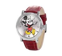 Disney Orologio Analogico al Quarzo Giapponese Unisex Adulti con Cinturino in Pelle WDS001222