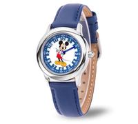 Disney Orologio Analogico al Quarzo Giapponese Unisex Bambini con Cinturino in Pelle WDS001173