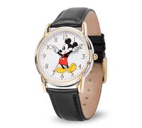 Disney Orologio Analogico al Quarzo Giapponese Uomo con Cinturino in Pelle WDS001239