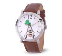 Disney Orologio Analogico al Quarzo Giapponese Uomo con Cinturino in Pelle NEWDS000340