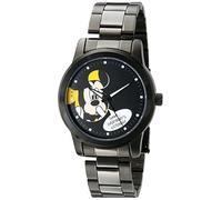 Disney Orologio Analogico al Quarzo Unisex Adulti con Cinturino in Acciaio Inossidabile W001840