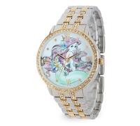 Disney Orologio da donna con strass, Ariel bicolore, Movimento al quarzo
