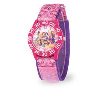 Disney Princess Kids' Plastic Time Teacher Analog Quartz Nylon Strap Watch