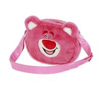 Disney Orso Lotso Strawberry-Mini Borsa a Tracolla Plush, Rosa