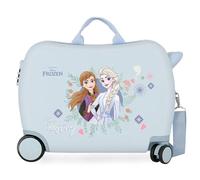Disney Frozen Possiedi il tuo destino Valigia per bambini blu 50x39x20 cm ABS rigido Chiusura a combinazione laterale 38L 1,8 kg 4 ruote Bagaglio a mano
