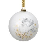 Disney Palla Di Natale Glitterata 80Mm - Principessa Ariel Crede
