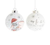 Affascinante regalo ideale Disney Magical Christmas Dumbo La mia prima pallina d