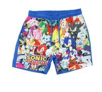 Disney Short De Bain Sonic. Set di Costume a Maglietta, Marina, 8 Anni Bambini e Ragazzi