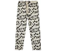 Disney Pantaloni Pigiama Uomo Adolescenti Morbido Confortevole Pantaloni Cotone con Tasche Abbigliamento da Casa Idee Regalo (S, Bianco/Nero Jack)