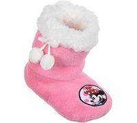 Disney Pantofole Invernali Chiuse Minnie Ciabatte Peluche Antiscivolo Bimba 3424
