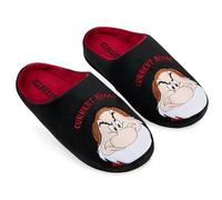 Disney Pantofole Uomo - Ciabatte Uomo Invernali Antiscivolo Divertenti - Slippers Calde da Casa Baby Yoda Gadget Regalo (Nero Grumpy, 43 EU)