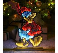 ©Disney Paperino 3D Infinity Luce Decorazione Natalizia Interna 40Cm LED