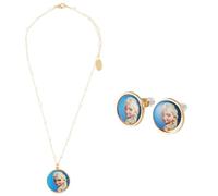 Disney Parure di Gioielli per Bambine e Ragazze Stitch Bracciale Orecchini Collana Amicizia Stitch