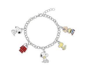 Disney Peanuts Snoopy - Braccialetto a catena regolabile per donne e ragazze