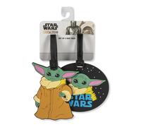Disney Peers Hardy Star Wars Baby Yoda 2 Piece Luggage Tags